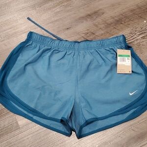 Nike Women's Teal Blue Athletic Shorts